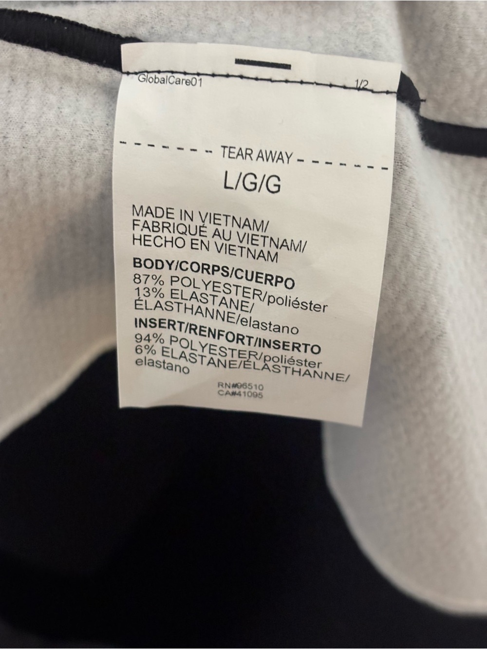 Under Armour Black Activewear Set 1/2 Zip Top & Piping Leggings - Picture 8 of 8